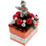 Christmas Decoration with Angel and Red Globes 2