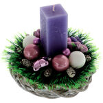 Lilac Christmas arrangement 3