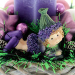 Lilac Christmas arrangement 4