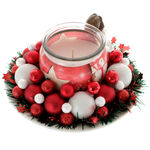 Angel candle Christmas arrangement 3