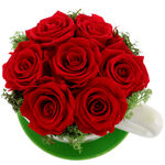 Red Forever Rose Flower Arrangement 3