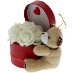 I love you teddy bear arrangement 14cm 2