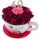 Birthday Gift with Lilac Forever Roses 1