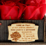 Flower Decoration with Red Soap Roses 4