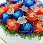 Aranjament floral pentru învățătoare cu mesaj 3