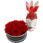 Forever Red Rose Bouquet with Chocolate  1