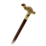 Elegant wooden cane with dinosaur handle 5