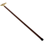 Elegant wooden cane with dinosaur handle 7