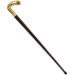 Elegant cane copper flower handle 3