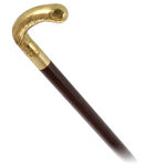 Elegant cane copper flower handle 5
