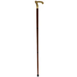 Elegant walking stick copper leaf handle 1