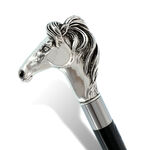 Baston elegant Walking Sticks Silver Horse 5