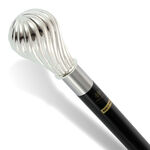 Elegant walking stick silver shine 4