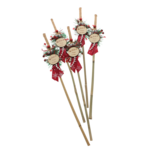 Bețe Moș Nicolae Bambus Păzea că vine Set 5 buc