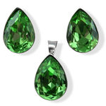 Jewelry with Swarovski Green 1