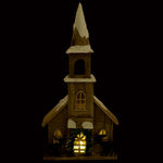 Biserica Lemn Iluminata 38cm 4