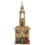 Medium Wooden Church with Light 1