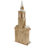 Medium Wooden Church with Light 3