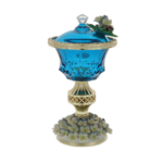 Bomboniera albastra Murano Luxurious Hydrangea 3