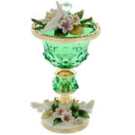 Murano Luxurious dove candy box 24cm 1