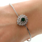 Green Royal Silver Adjustable Bracelet 4