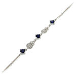 Bratara Argint Blue Jewel 1