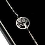 Silver bracelet with the tree of life 2