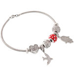 Bratara Argint Dove Charms 2