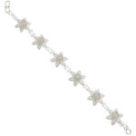 Silver Water Lily Bracelet 3