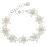 Lotus Flower Silver Bracelet 2