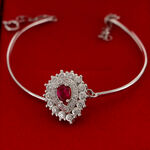 Silver Bracelet Lovely Flower 5