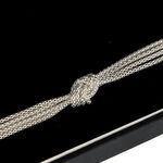 Silver bracelet with knot 4