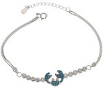 Turquoise Cancer Silver Bracelet 1