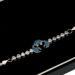 Turquoise Cancer Silver Bracelet 4