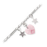 Bratara cu Inima Swarovski Charms 1