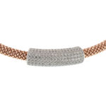 Bratara de Argint cu Rodiu Rose Chrystal Lux 3
