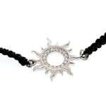 Silber Adjustable Bracelet with Sun 3