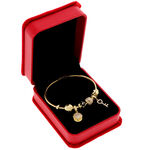 Bratara Gold Charms Key 4