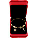 Bratara Gold Charms Key 5