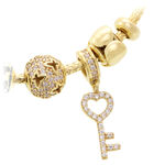 Bratara Gold Charms Key 7