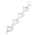 Silver Heart Bracelet 1