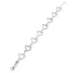 Silver Heart Bracelet 2