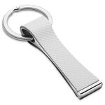 Stylish metal-leather keyring 2