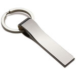 Shiny silver keyring 1