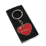 Breloc Metalic Inimă Roșie Personalizabil – Cadou Elegant pentru Femei 4