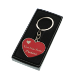 Breloc Metalic Inimă Roșie Personalizabil – Cadou Elegant pentru Femei 6