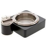 Lighter and elegant metallic ashtray 1