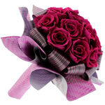 Lilac Forever Rose Bouquet with 11 Flowers 3