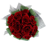 11 Red Roses Forever Rose Bouquet 