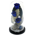 Bouquet of 3 Blue Christmas Roses 1